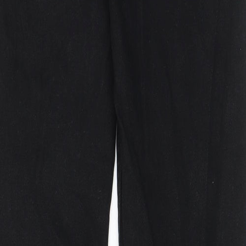 Levi's Womens Black Cotton Straight Jeans Size 28 in L32 in Regular Zip - Pockets