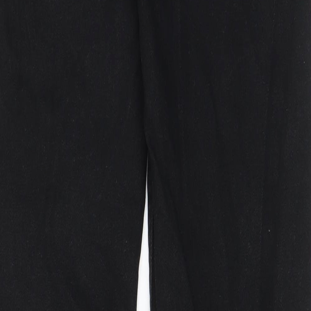 Levi's Womens Black Cotton Straight Jeans Size 28 in L32 in Regular Zip - Pockets