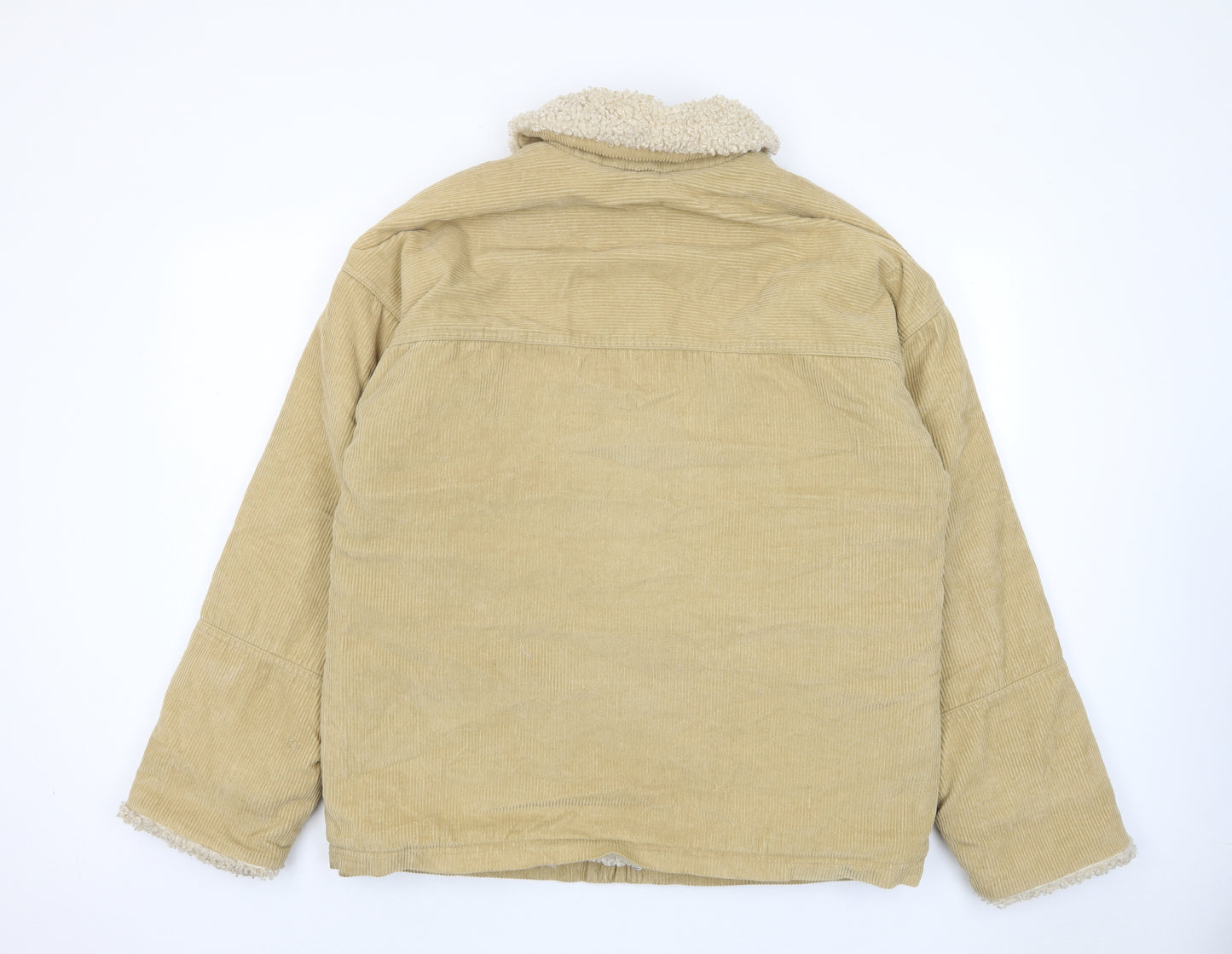 Urban Outfitters Mens Brown Jacket Size M Zip - M/L, Pockets