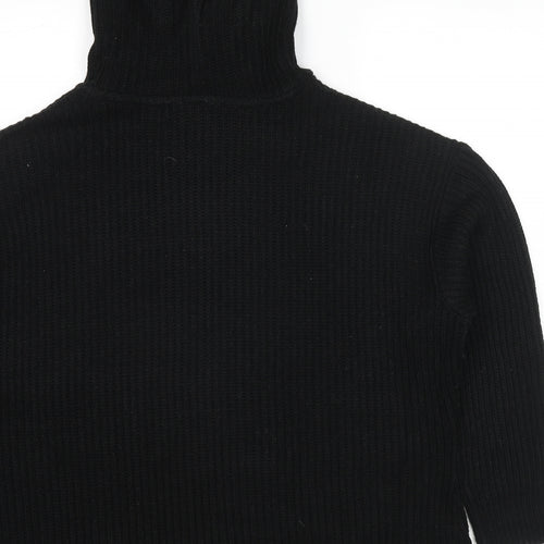 BPC Collection Womens Black Acrylic Pullover Hoodie Size 2XL Pullover