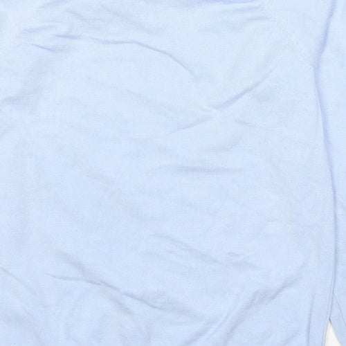 VILA Womens Blue Round Neck Viscose Pullover Jumper Size M