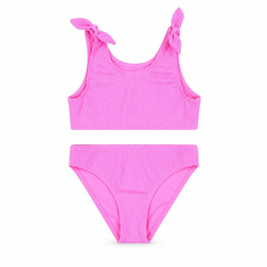 Marks and Spencer Girls Pink Polyester Bodysuit Outfit/Set Size 10-11 Years Pullover - Bikini Set