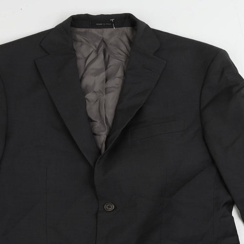 Marks and Spencer Mens Grey Wool Jacket Suit Jacket Size 40 Regular