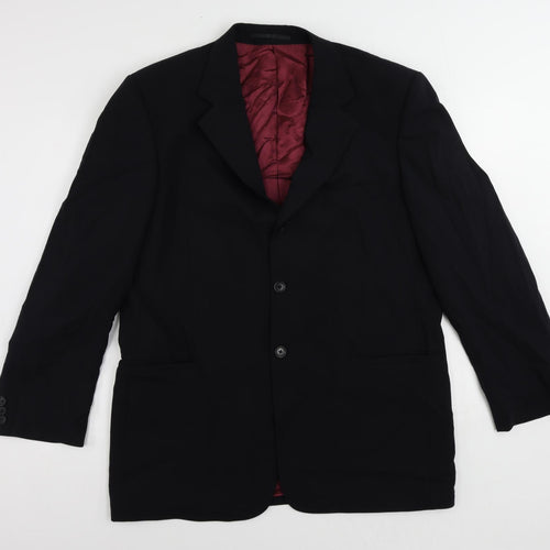 Austin Reed Mens Blue Wool Jacket Suit Jacket Size 42 Regular