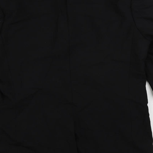 Burton Mens Black Polyester Jacket Suit Jacket Size 38 Regular