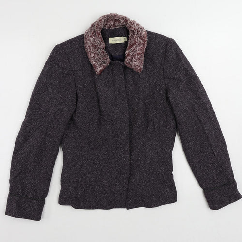 River Island Womens Purple Jacket Blazer Size 10 Button