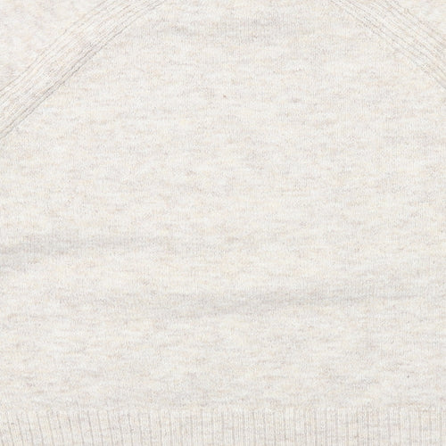 River Island Womens Beige Crew Neck Polyester Pullover Jumper Size S