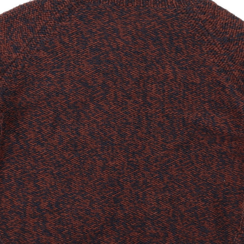 Warehouse Womens Brown Crew Neck Acrylic Pullover Jumper Size 12