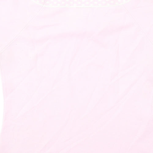 NEXT Womens Pink Acrylic Basic T-Shirt Size 10 Boat Neck