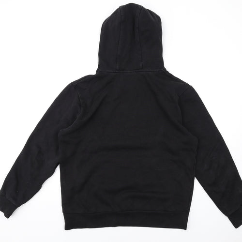 Hoodrich Mens Black Cotton Pullover Hoodie Size L