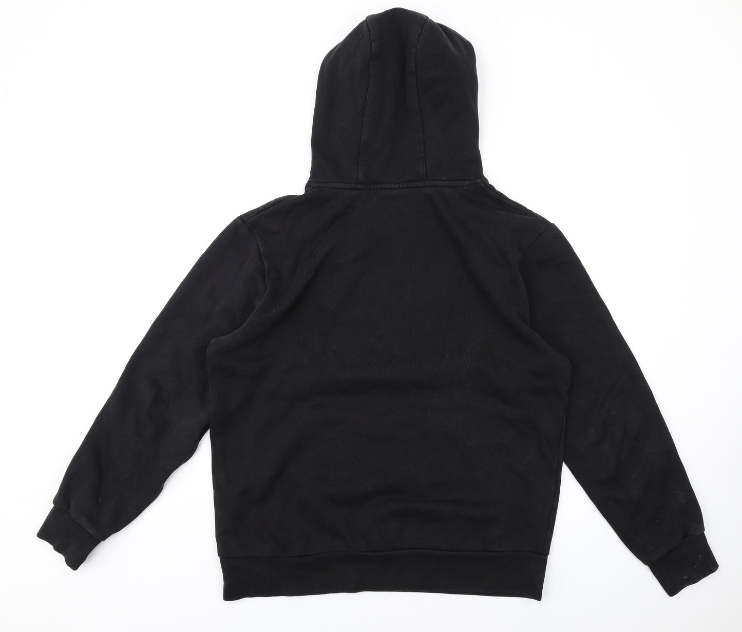 Hoodrich Mens Black Cotton Pullover Hoodie Size L