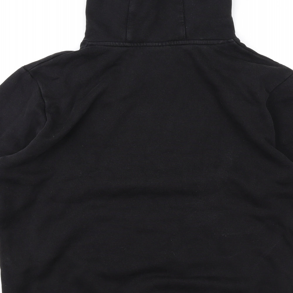 Hoodrich Mens Black Cotton Pullover Hoodie Size L