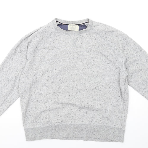 Burton Mens Grey Cotton Pullover Sweatshirt Size XL