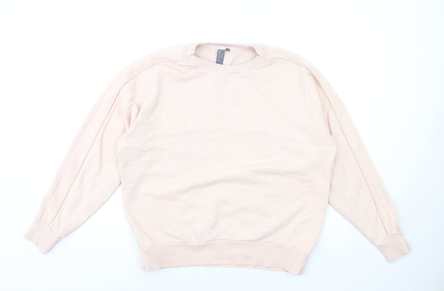 Sweaty Betty Womens Pink Cotton Pullover Sweatshirt Size M Pullover