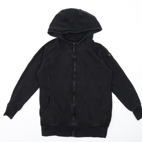Seraphine Womens Black Cotton Full Zip Hoodie Size M Zip