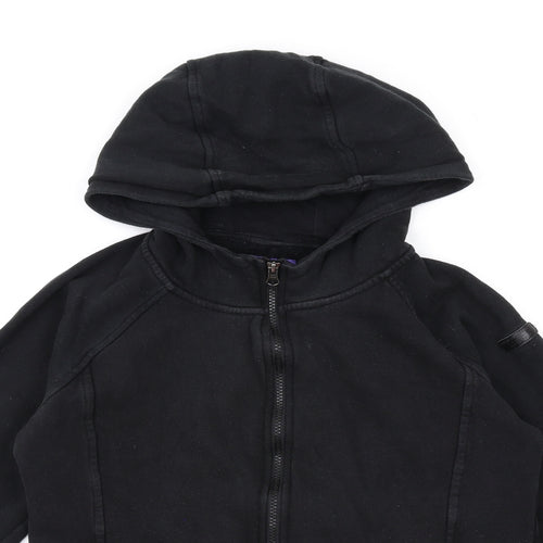 Seraphine Womens Black Cotton Full Zip Hoodie Size M Zip