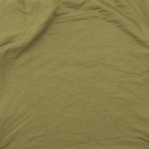 Marks and Spencer Womens Green Cotton Pullover Sweatshirt Size 10 Pullover