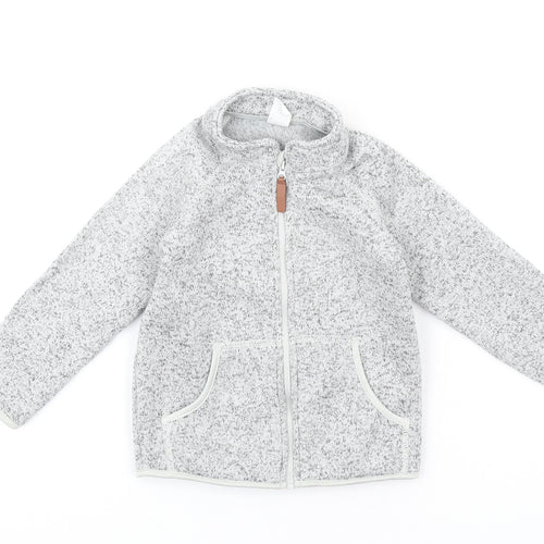 H&M Boys Grey Jacket Size 2-3 Years Zip