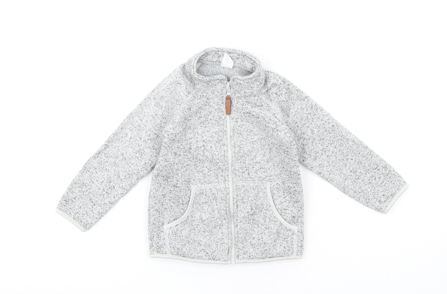 H&M Boys Grey Jacket Size 2-3 Years Zip