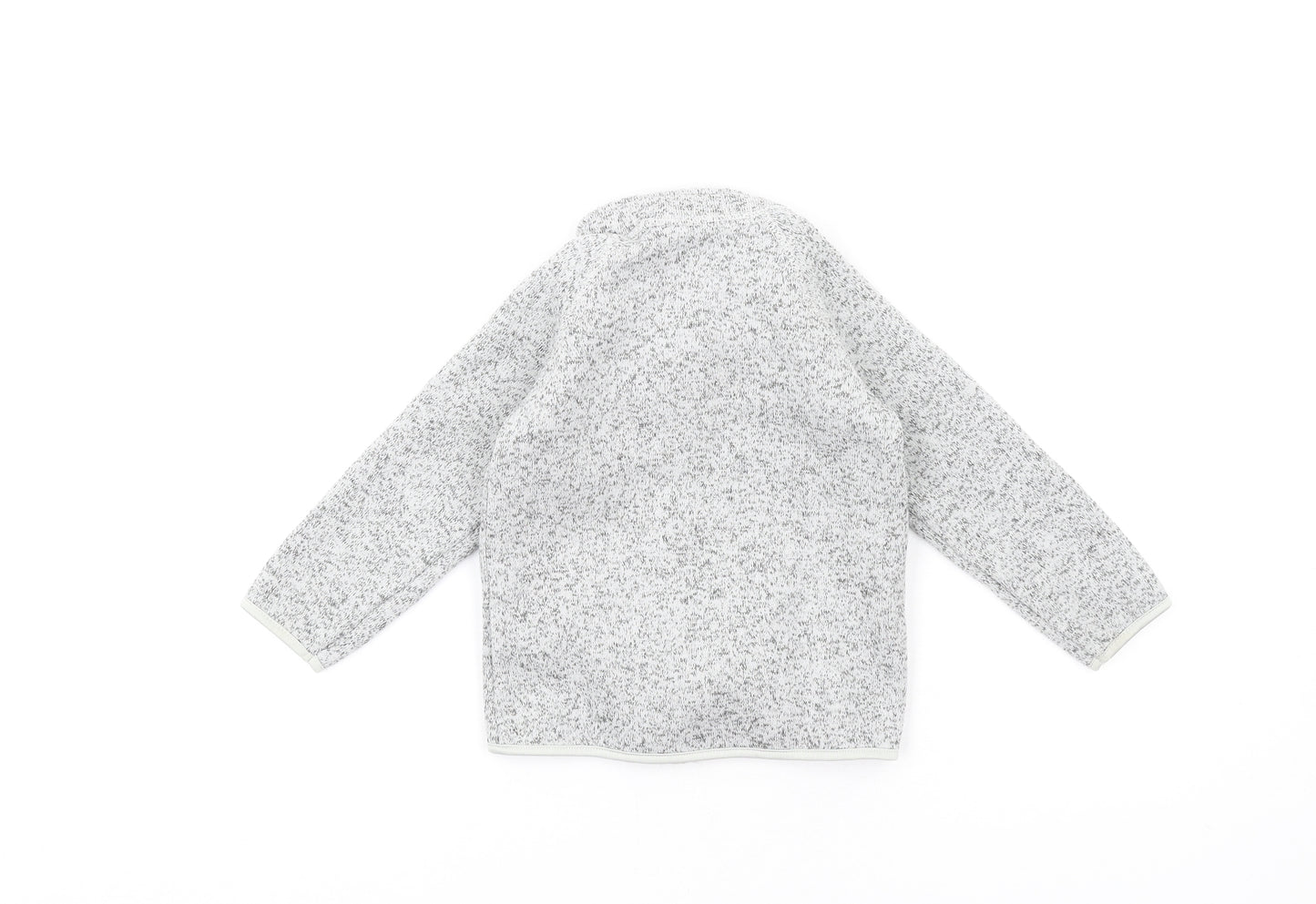 H&M Boys Grey Jacket Size 2-3 Years Zip