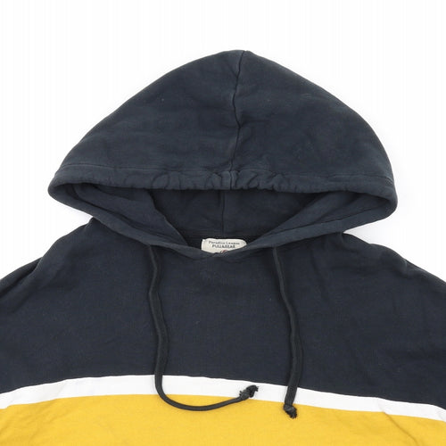 Pull&Bear Womens Black Cotton Pullover Hoodie Size M Pullover