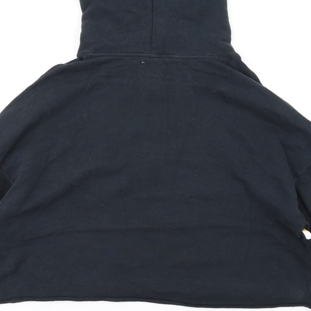 Pull&Bear Womens Black Cotton Pullover Hoodie Size M Pullover