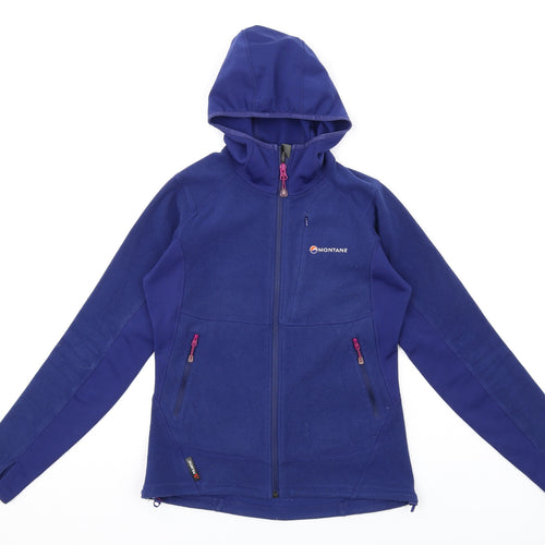 Montane Womens Blue Jacket Size 10 Zip