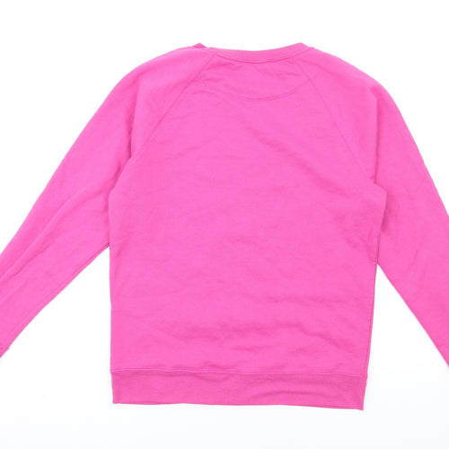 Champion Womens Pink Polyester Pullover Sweatshirt Size M Pullover