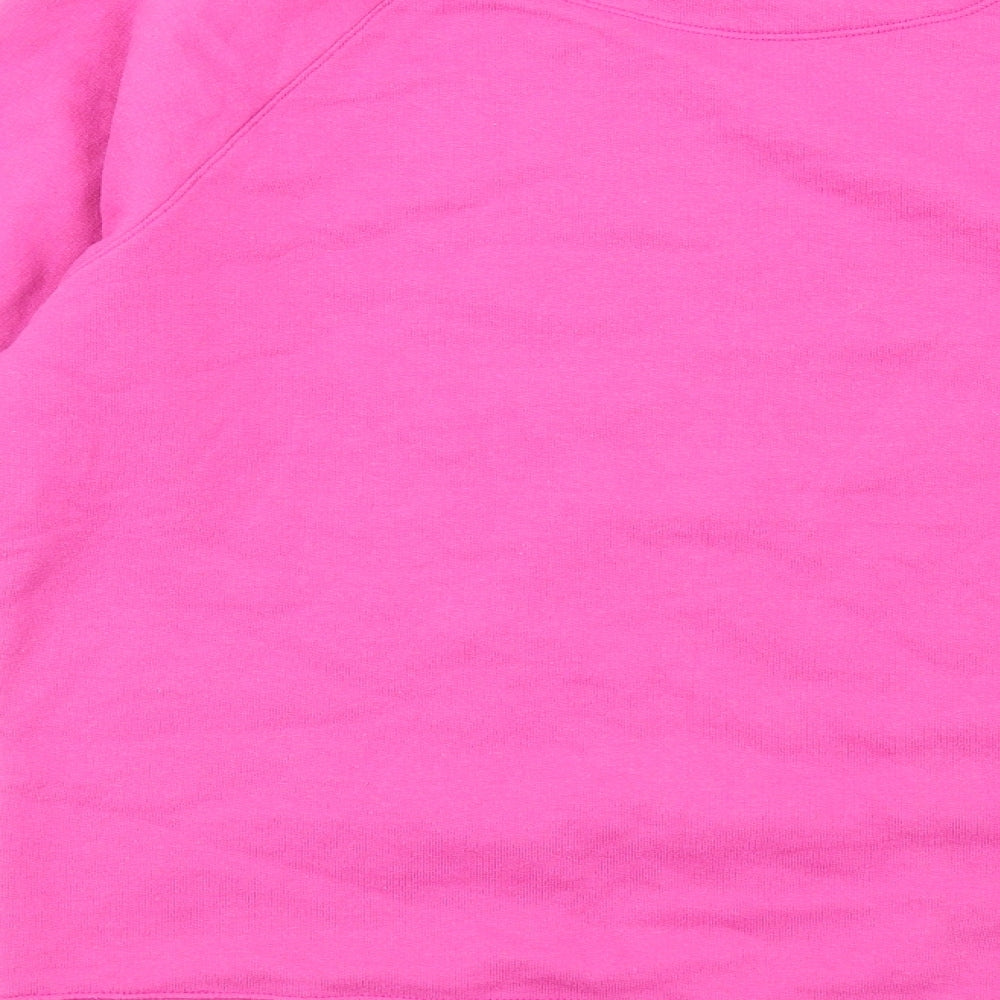 Champion Womens Pink Polyester Pullover Sweatshirt Size M Pullover
