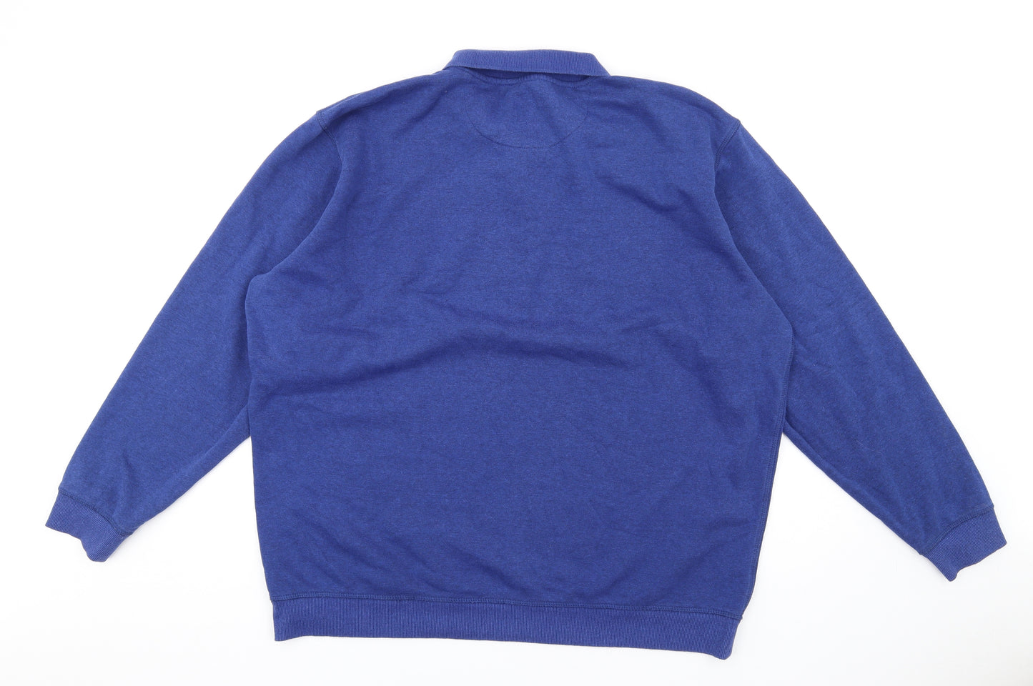 EWM Mens Blue Cotton Pullover Sweatshirt Size 2XL