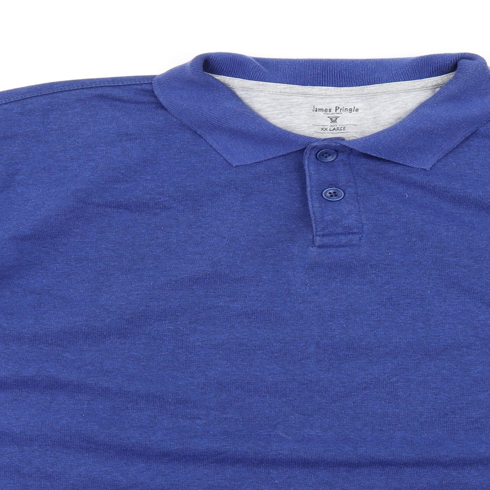 EWM Mens Blue Cotton Pullover Sweatshirt Size 2XL