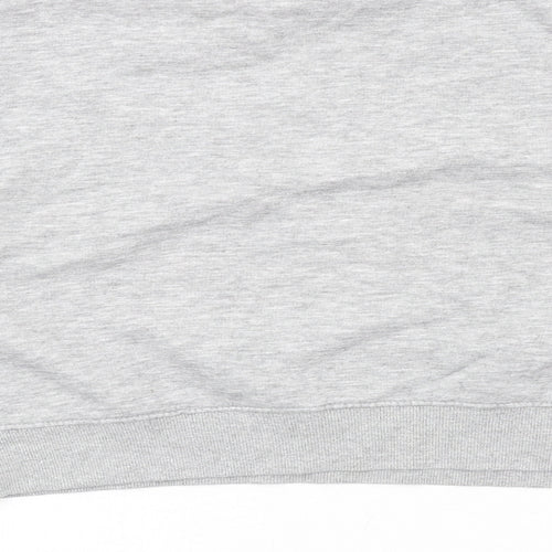 Pull&Bear Womens Grey Cotton Pullover Sweatshirt Size S Pullover