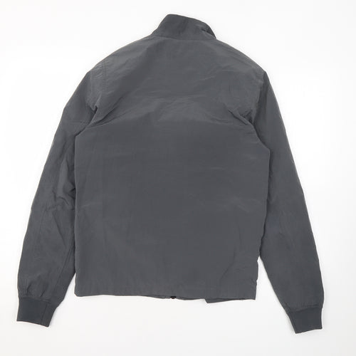 Burton Mens Grey Rain Coat Coat Size XS Zip