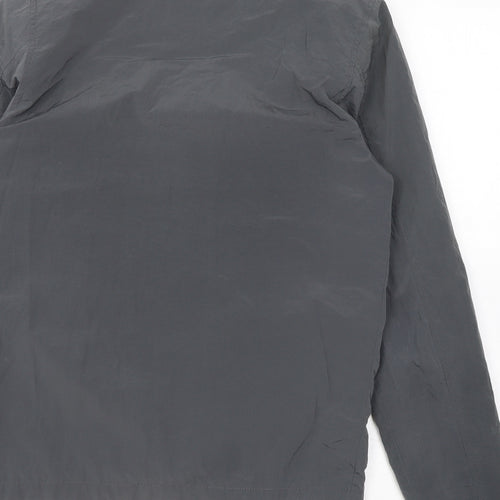 Burton Mens Grey Rain Coat Coat Size XS Zip