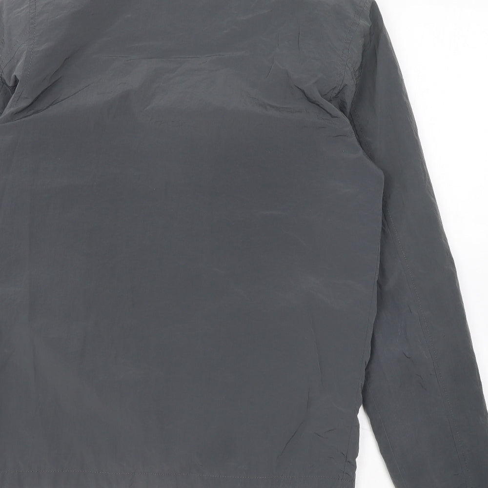 Burton Mens Grey Rain Coat Coat Size XS Zip