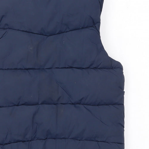 NEXT Boys Blue Gilet Coat Size 12-18 Months Zip