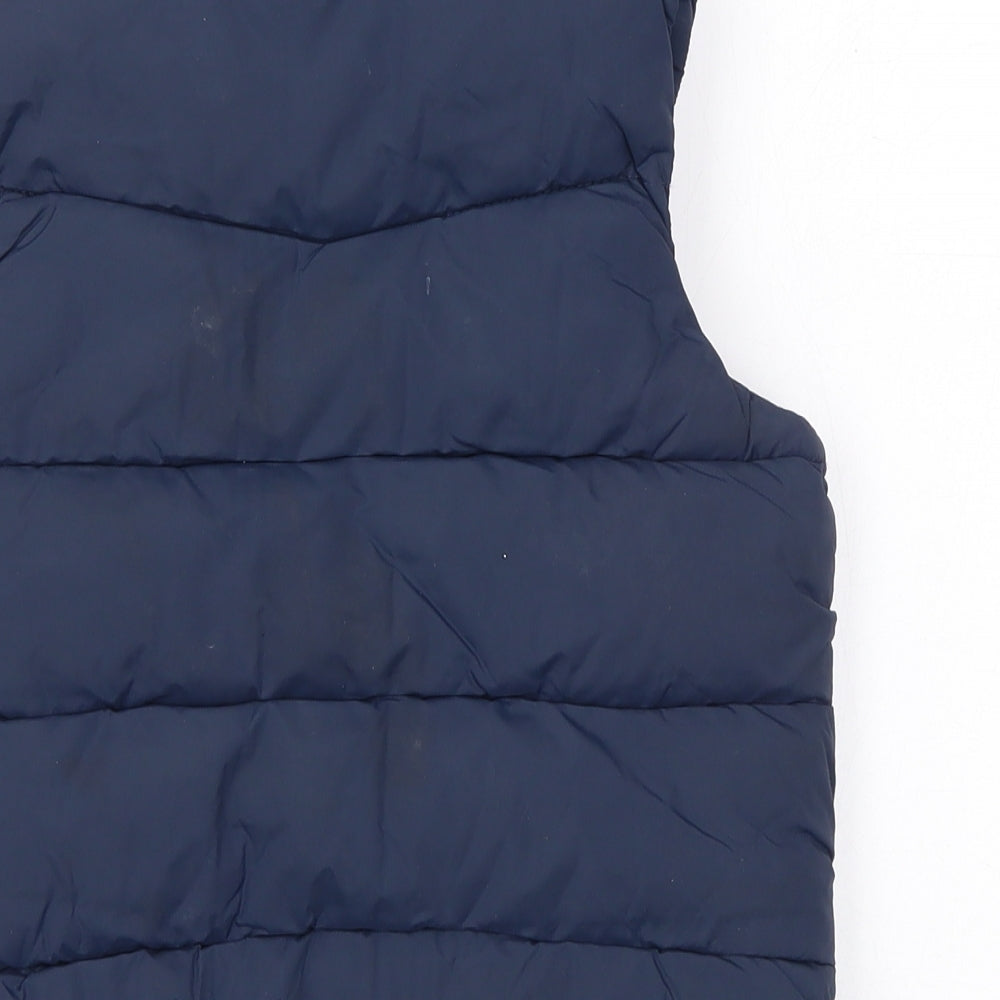 NEXT Boys Blue Gilet Coat Size 12-18 Months Zip