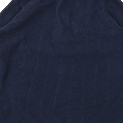 Ridge & Co Womens Blue Polyester Full Zip Sweatshirt Size 14 Zip
