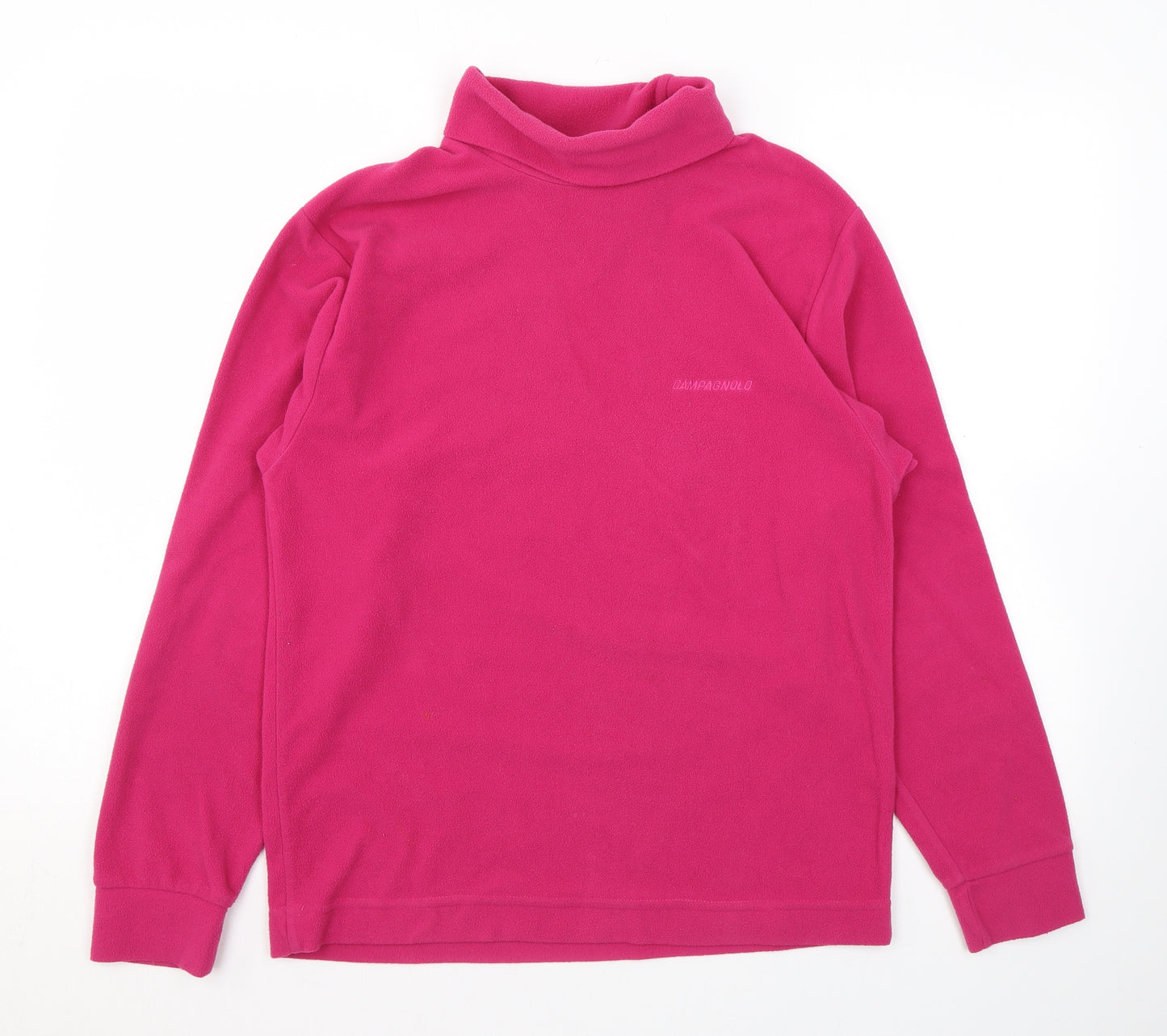 Campagnolo Womens Pink Polyester Pullover Sweatshirt Size S Pullover