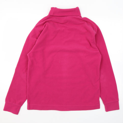 Campagnolo Womens Pink Polyester Pullover Sweatshirt Size S Pullover