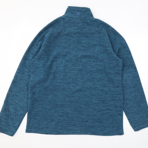Mountain Warehouse Mens Blue Polyester Pullover Sweatshirt Size M