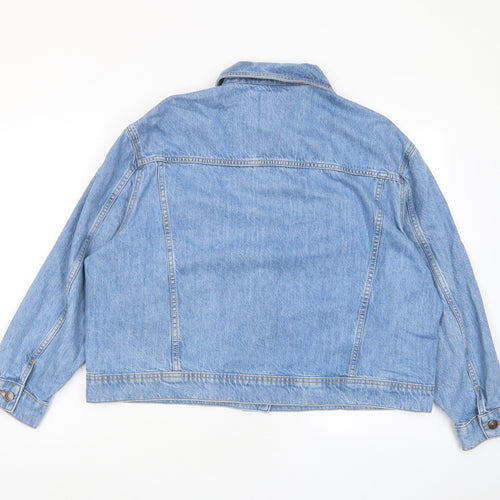 Autograph Womens Blue Jacket Size 20 Button - Pockets