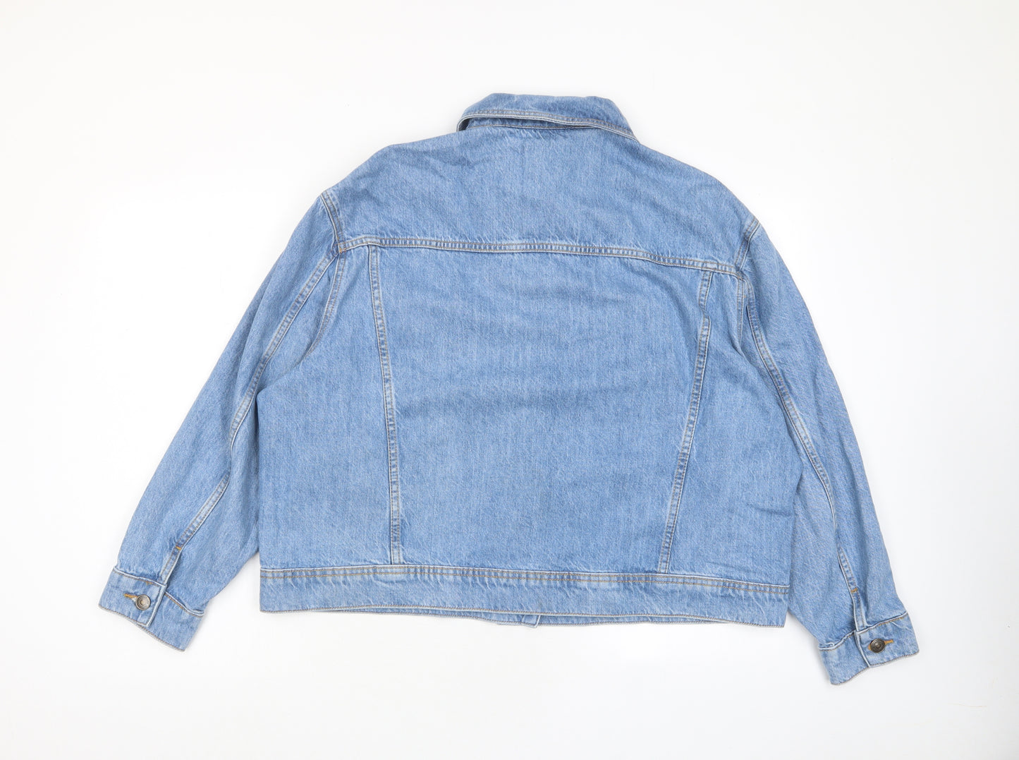 Autograph Womens Blue Jacket Size 20 Button - Pockets