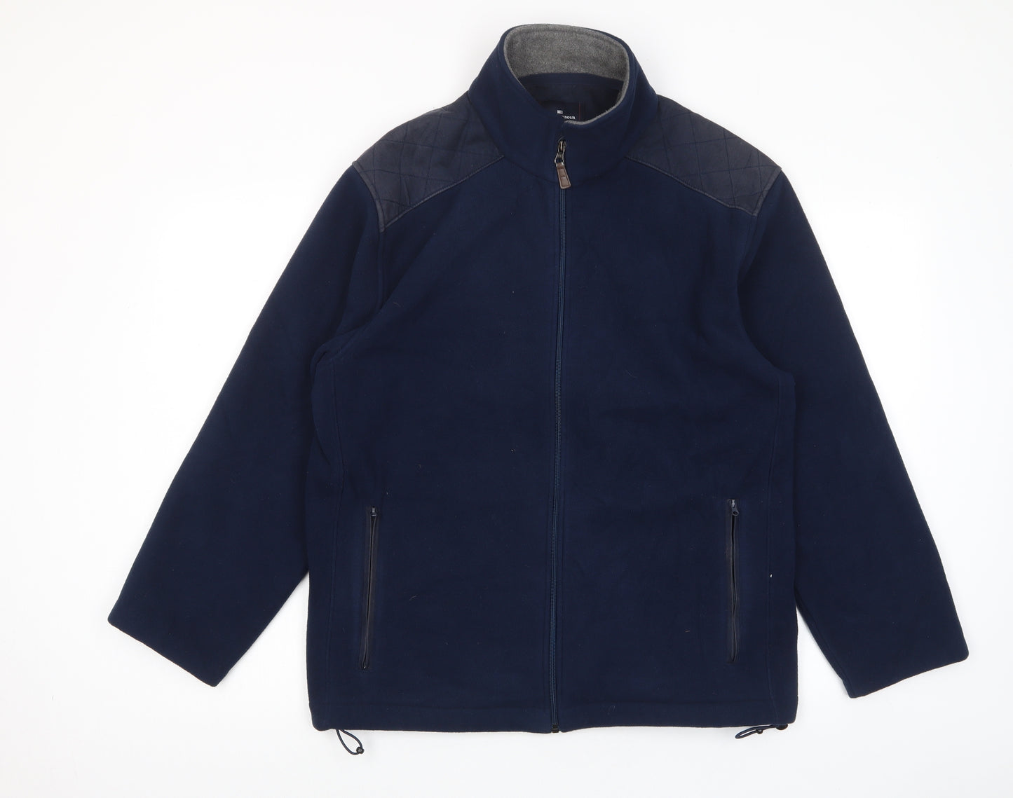 Blue Harbour Mens Blue Jacket Size M Zip - Zip Pockets