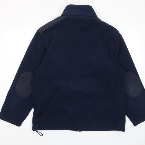 Blue Harbour Mens Blue Jacket Size M Zip - Zip Pockets