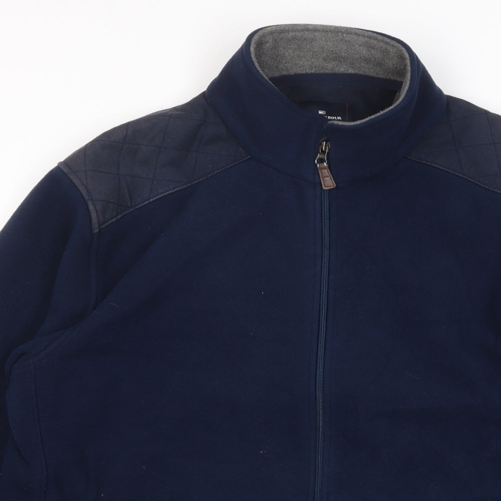 Blue Harbour Mens Blue Jacket Size M Zip - Zip Pockets