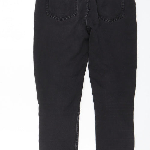 Monki Womens Grey Cotton Skinny Jeans Size 29 in L26 in Regular Zip - Pockets