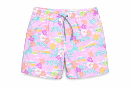 Marks and Spencer Girls Multicoloured Floral Polyester Sweat Shorts Size 12-13 Years L6 in Regular Drawstring