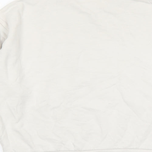 ASOS Womens Beige Cotton Pullover Sweatshirt Size S Pullover - Crooked Tongues