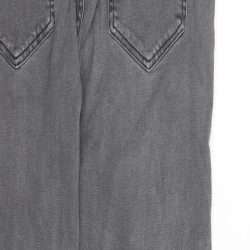 Denim & Co. Mens Grey Cotton Skinny Jeans Size 32 in L32 in Regular Button - Pockets
